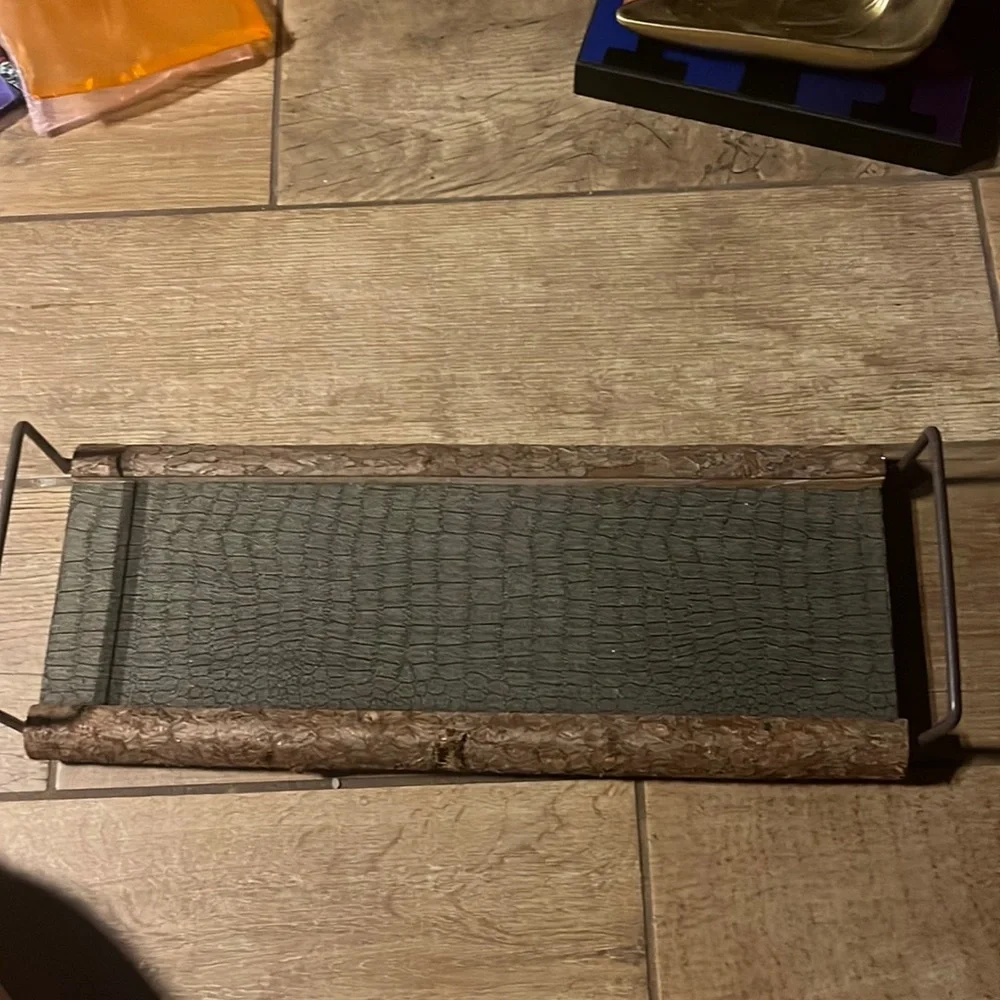Bedside decorative tray